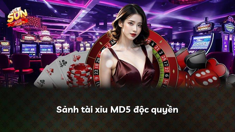 Sảnh tài xỉu MD5 độc quyền